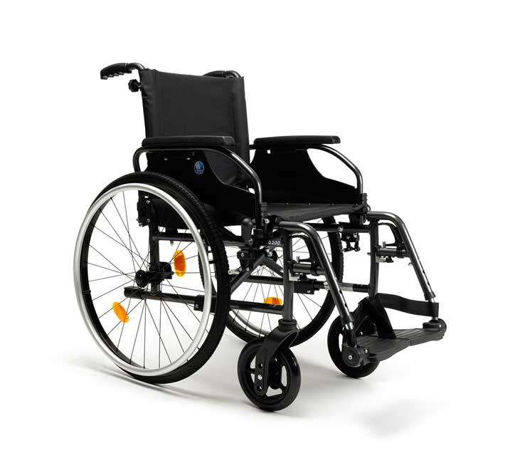 Кресло-коляска инвалидное механическое V200 (компл. D200) Vermeiren купить в OrtoMir24